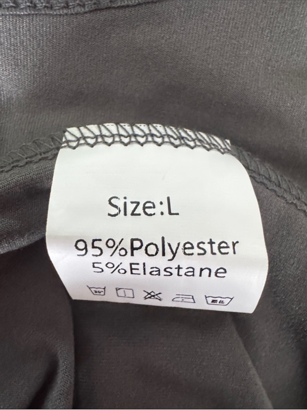 Never worn Women’s large charcoal grey Casual V-Neck Jumpsuit with Pockets - Picture 6 of 6